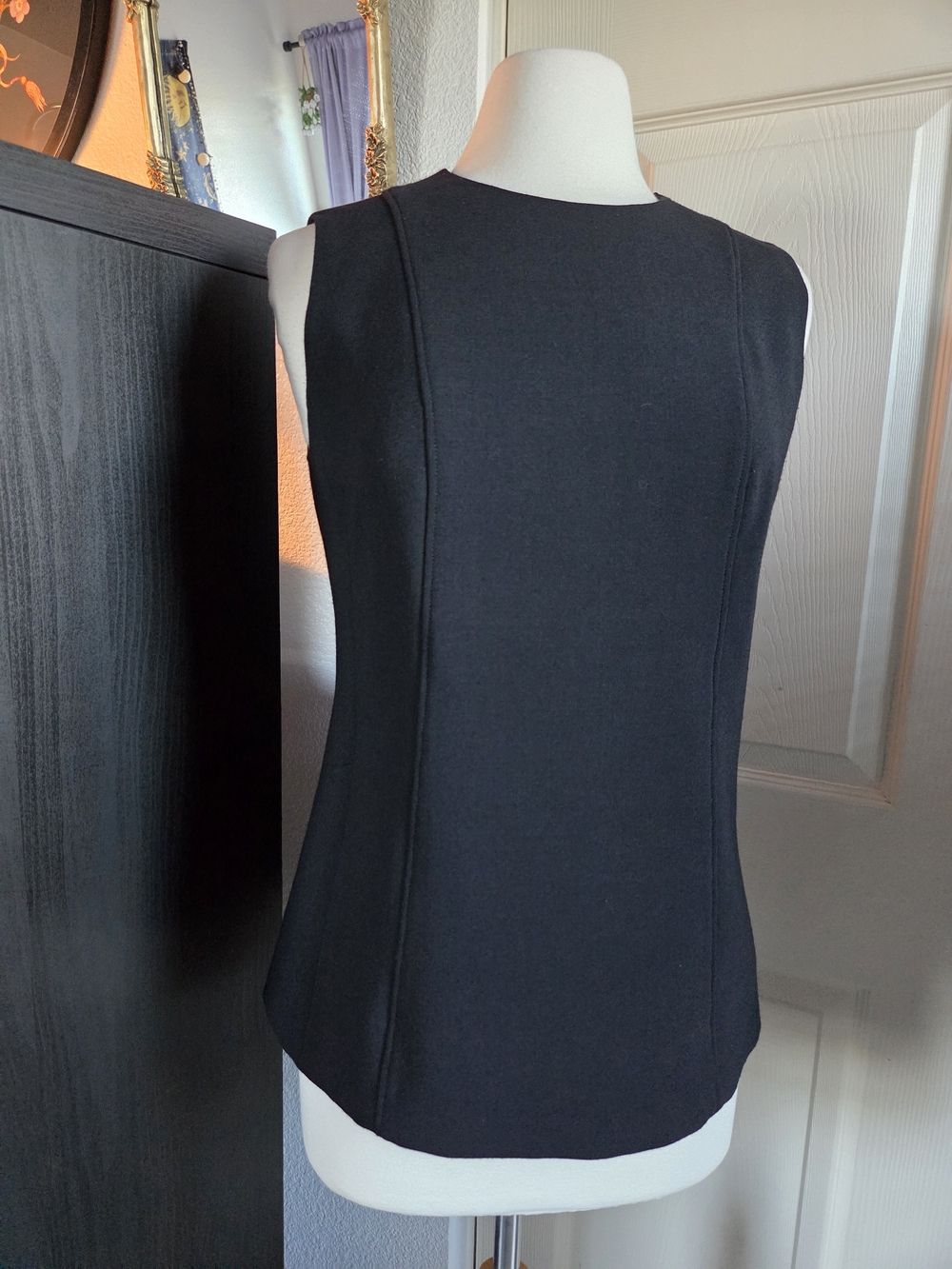 Theory Black Sleeveless Ponte Tank Top